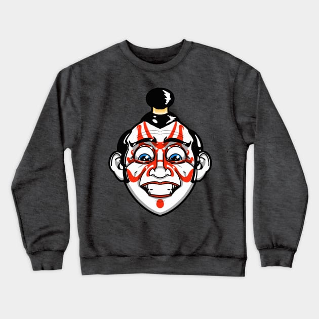 Kabuki Cage Crewneck Sweatshirt by GodsBurden